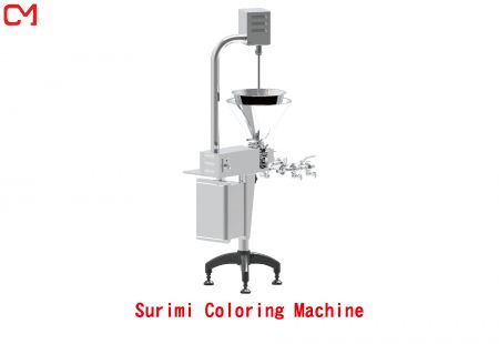 Surimi coloring machine
